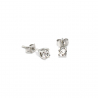 Solitaire Stud Earrings 4mm (SS)