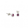 Solitaire Stud Earrings 4mm (SS)