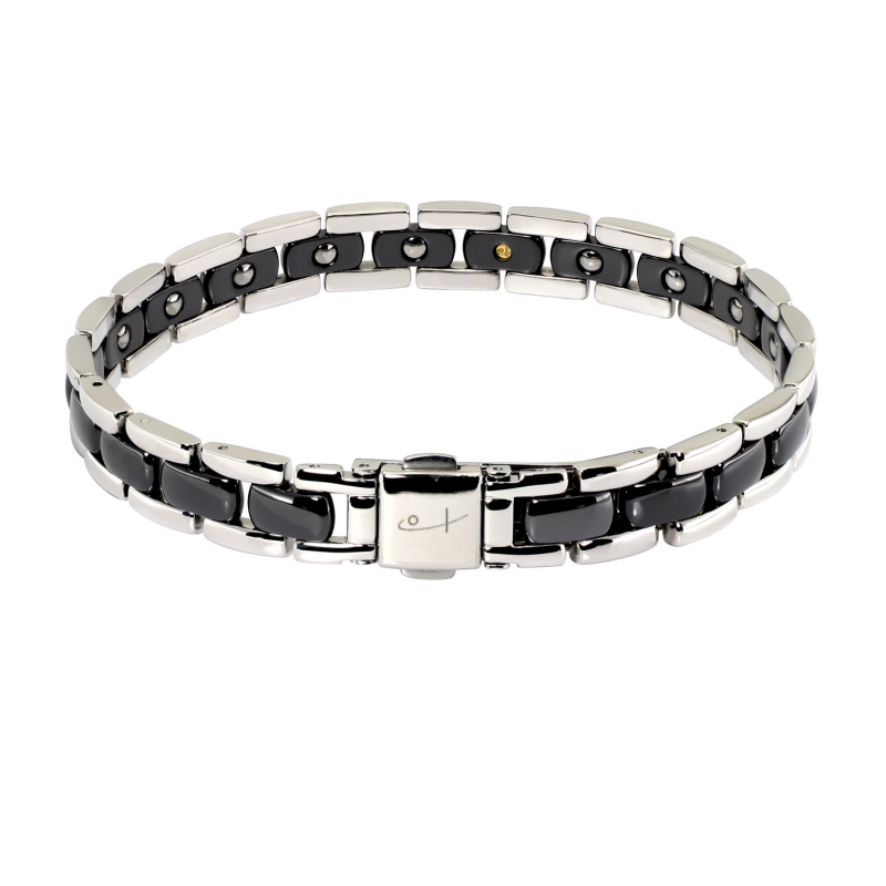 Aurora Bracelet Black (SS) Duo Chip