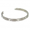 Alternating Polished/Brushed Bracelet (Ti)