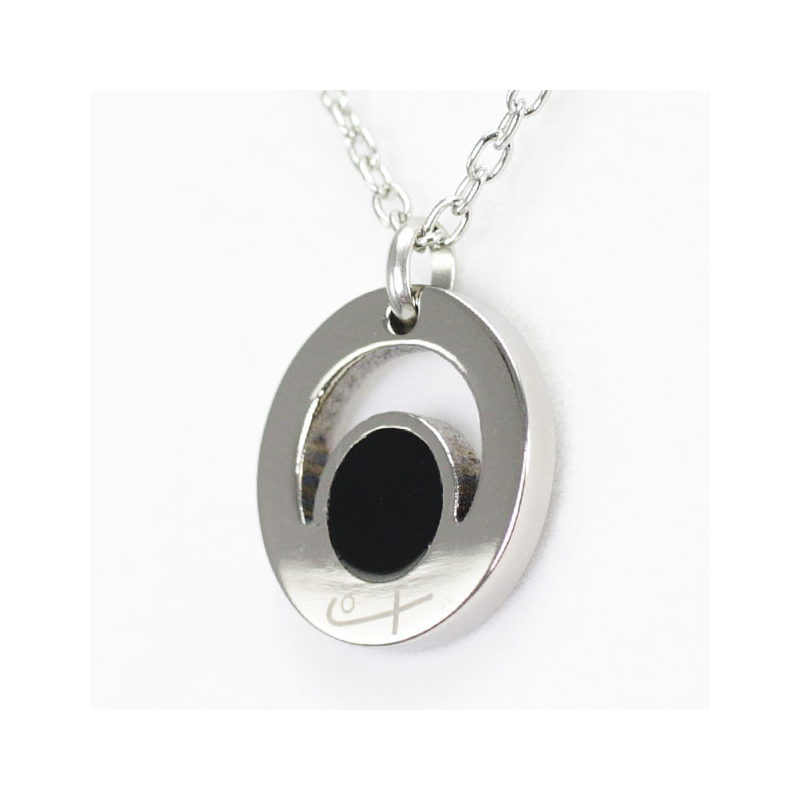 Round Pendant Black (Ti)