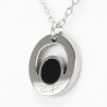 Round Pendant Black (Ti)