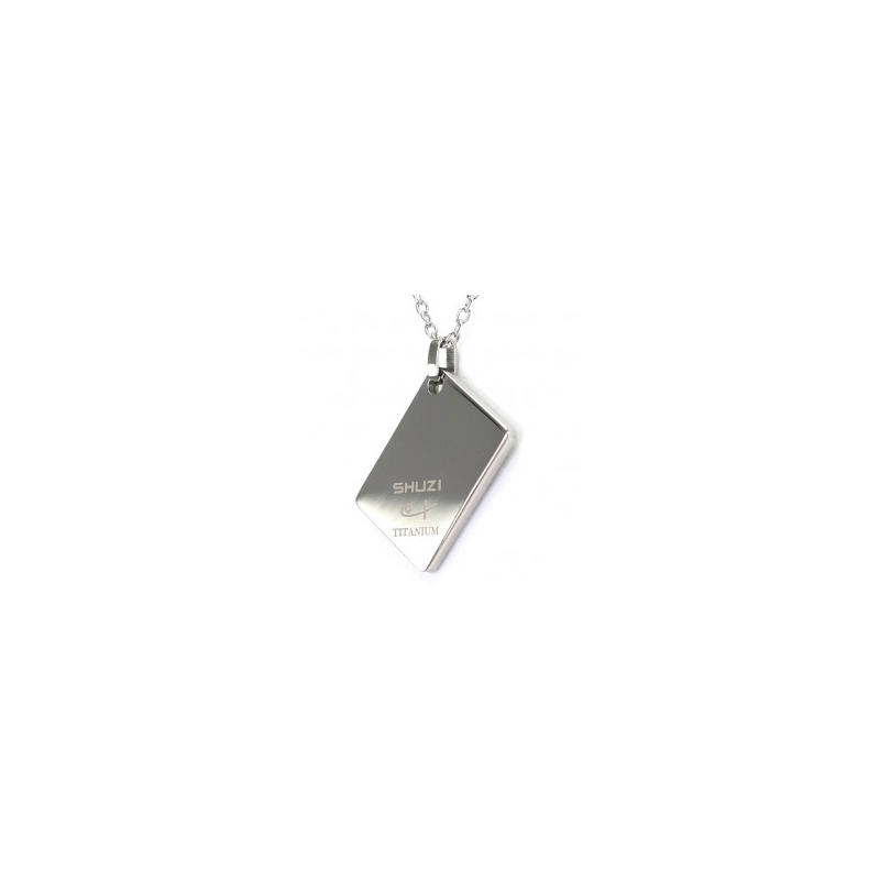 Tag Pendant Polished (Ti)