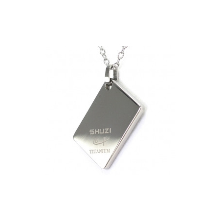 Tag Pendant Polished (Ti)