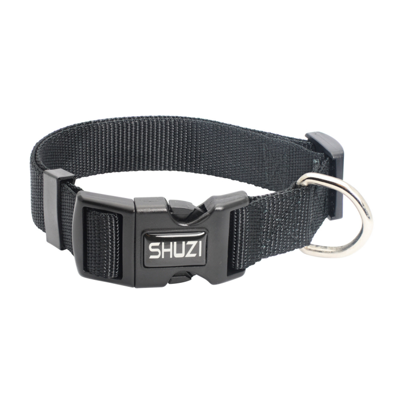 SHUZI Dog Collar Black