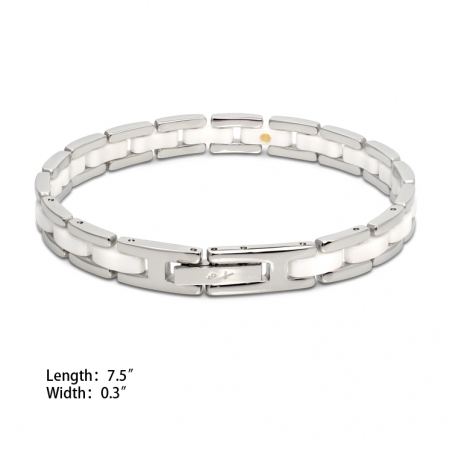 Aurora Bracelet Ladies White (SS)