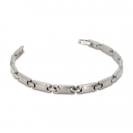 Polished & Brushed Link Bracelet (SS)