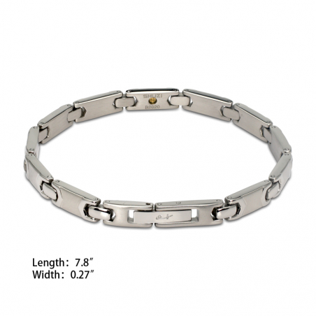 Polished & Brushed Link Bracelet (SS)