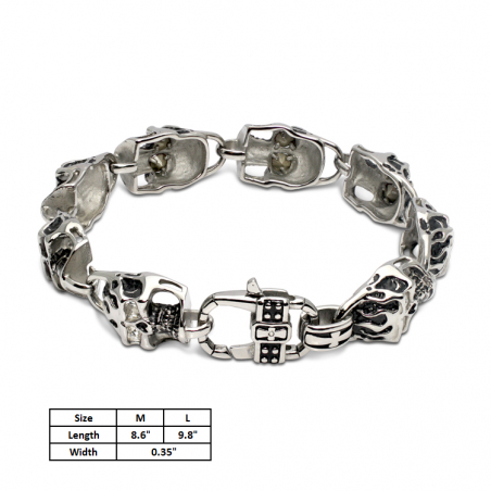 Crystal Eye Bracelet Clear (SS)