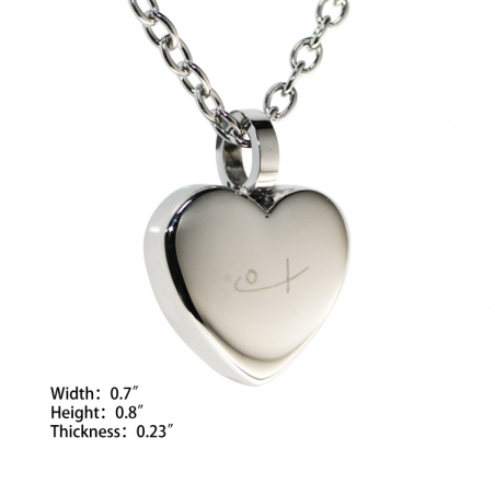 Classic Heart Pendant (SS)