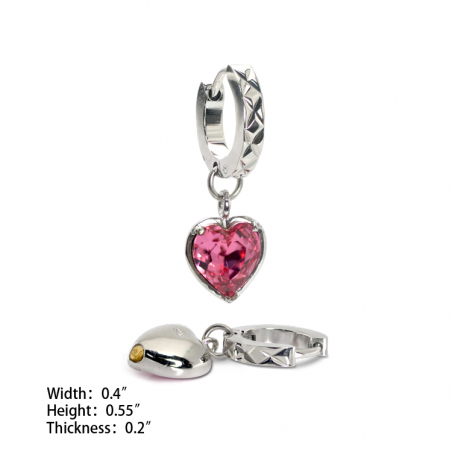 Heart Earrings (S925)