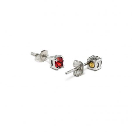 Solitaire Stud Earrings 4mm (SS)
