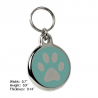 Paw Charm Light Blue (SS)